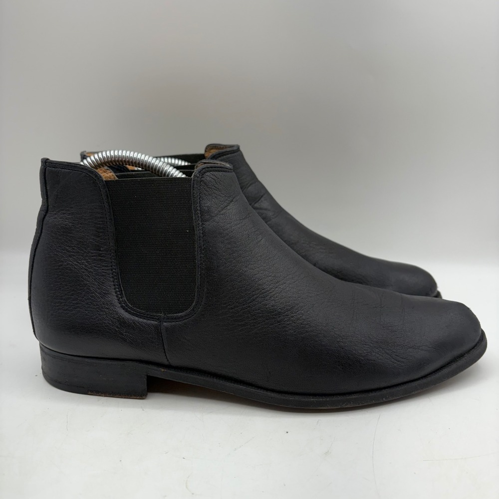 Gravati‎ Neiman Marcus Black Leather Chelsea Boots Made in Italy Womens Size 10